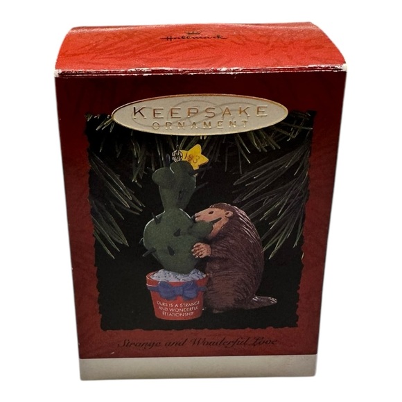 HALLMARK Keepsake 1993 STRANGE AND WONDERFUL LOVE RELATIONSHIP Ornament - Picture 3 of 6